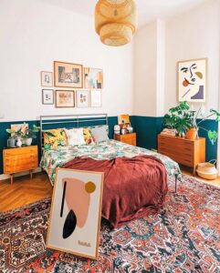 artwork-in-boho-bedrooms