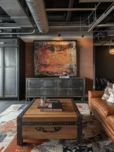 neo-industrial-home-design-style-elements-Vintage-Elements